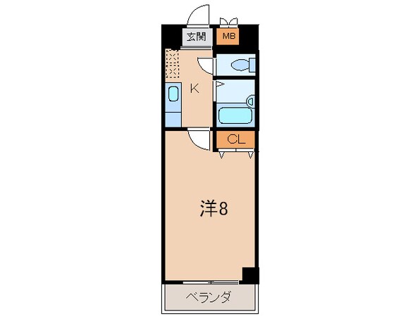 メゾンＯＭ紫川の物件間取画像